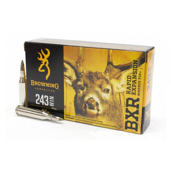 Browning BXR RAPID EXPANSION 243 Win 97 graina